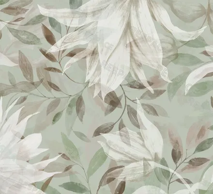 Арт. FLO-70 | Обои | Мединилла (Цветовая вариация №4)