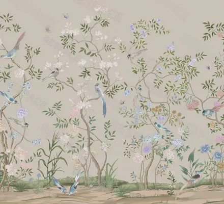 Арт. CLAS-53 | Обои | Серенада (Цветовая вариация №4)