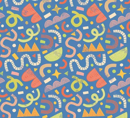 Арт. KIDS-93 | Обои | Дю Солей (Цветовая вариация №3)