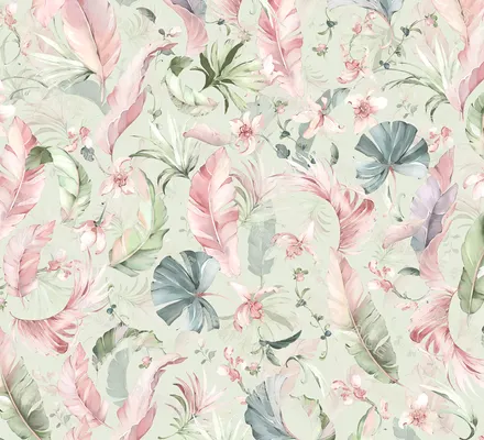 Арт. FLO-82 | Обои | Аруба (Цветовая вариация №4)