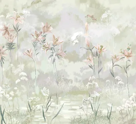 Арт. FLO-73 | Обои | Дебют (Цветовая вариация №5)