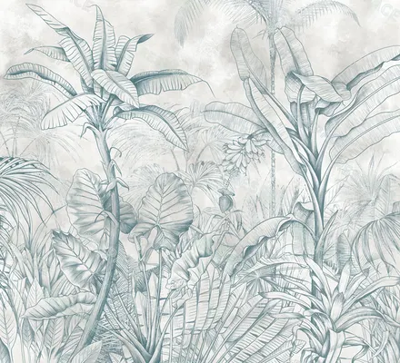 Арт. NAT-29 | Обои | Джуманджи (Цветовая вариация №4)