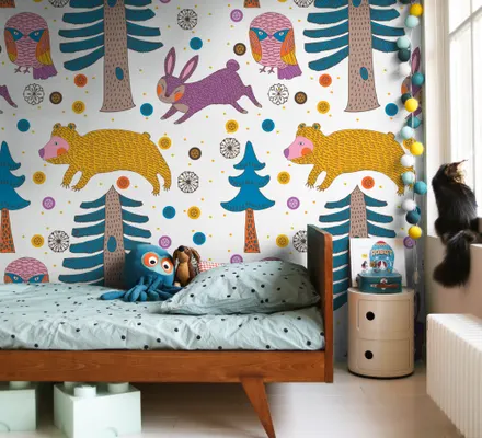 Арт. KIDS-12 | Обои | Волшебный лес