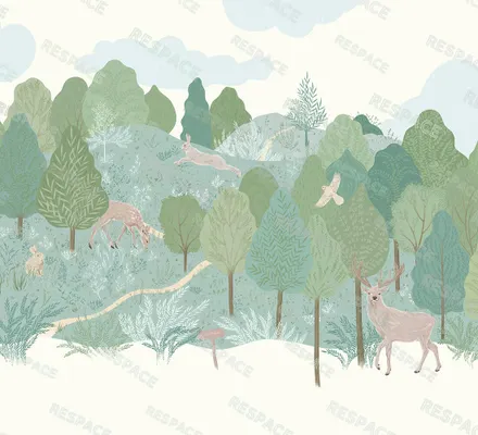 Арт. KIDS-89 | Обои | Неведомые дорожки