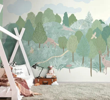 Арт. KIDS-89 | Обои | Неведомые дорожки