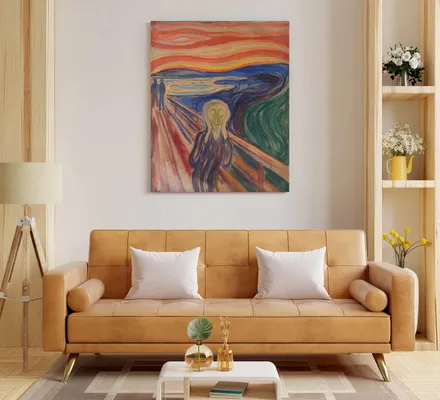 Арт. CAN-111 | Интерьерные картины | Крик (Прямоугольник)