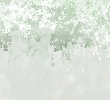 Арт. FLO-87 | Обои | Ультрамарин (Цветовая вариация №4)