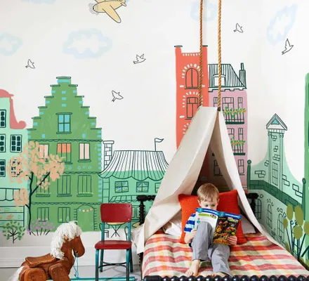 Арт. KIDS-47 | Обои | Рейкьявик