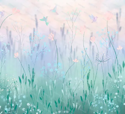 Арт. KIDS-50-1 | Обои | Колибри