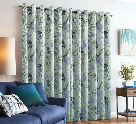 Арт. CURT-46 | Шторы | Ирисы и птички