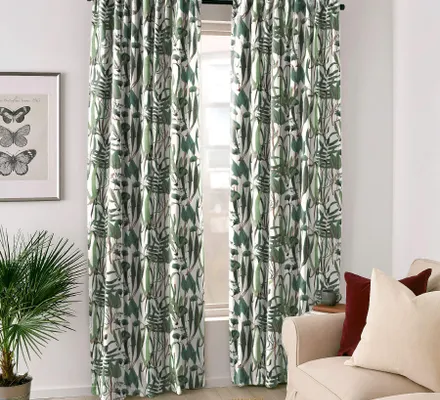 Арт. CURT-32 | Шторы | Ботаника паттерн