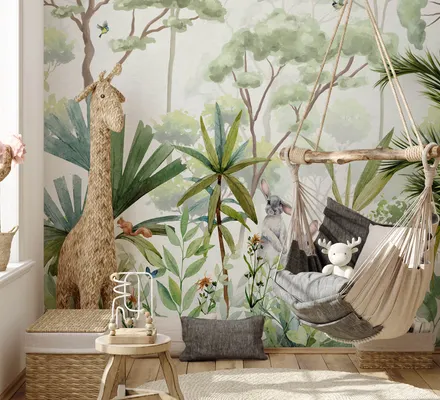 Арт. KIDS-60 | Обои | Бенджамин Банни