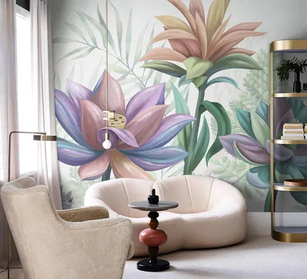 Арт. FLO-57 | Обои | Долина Лотосов