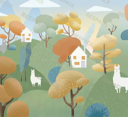 Арт. KIDS-96 | Обои | Пако Лама