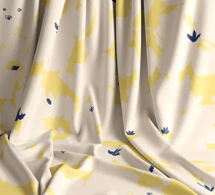 Арт. CURT-45 | Шторы | Цветы 1
