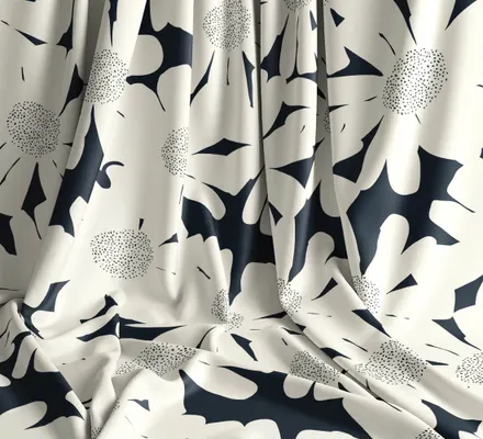 Арт. CURT-37 | Шторы | Ромашки