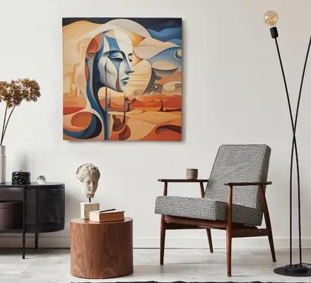 Арт. CAN-166 | Интерьерные картины | Сюрреализм (Квадрат)