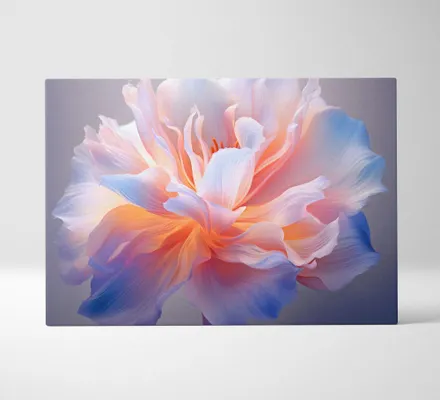 Арт. CAN-163 | Интерьерные картины | Шелковый цветок (Прямоугольник)
