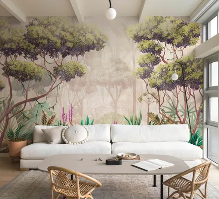 Арт. NAT-12 | Обои | Мартиника