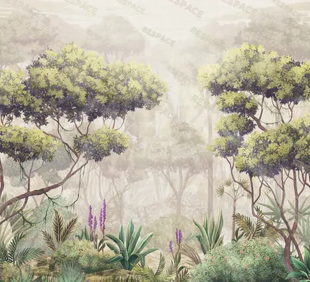 Арт. NAT-12 | Обои | Мартиника