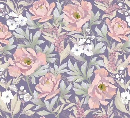 Арт. TILE-FLO-17 | Плитка | Плитка Jardin Violet