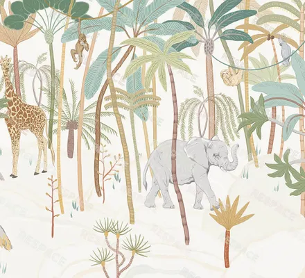 Арт. KIDS-90 | Обои | Киплинг