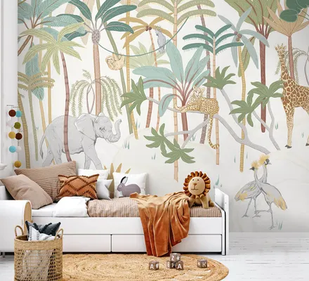 Арт. KIDS-90 | Обои | Киплинг