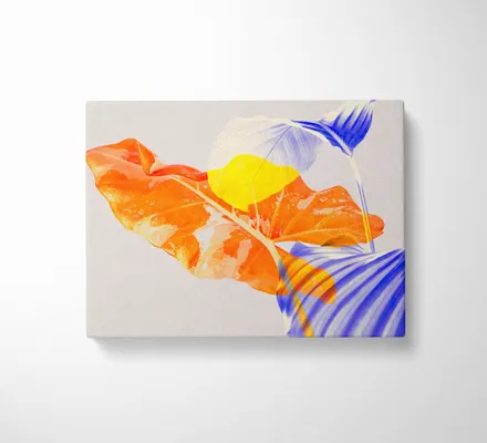 Арт. CAN-128 | Интерьерные картины | Яркие листья (Прямоугольник)