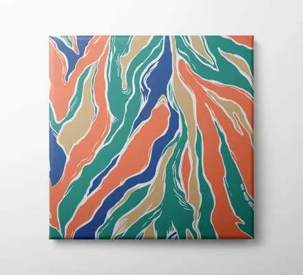 Арт. CAN-130 | Интерьерные картины | Поток (Квадрат)