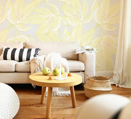 Арт. FLO-08-3 | Обои | Дикий мед (серые)