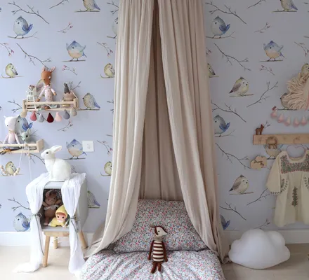 Арт. KIDS-45 | Обои | Синички