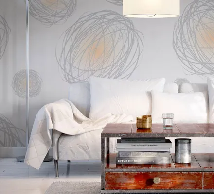 Арт. GEO-04-3 | Обои | Движение сфер