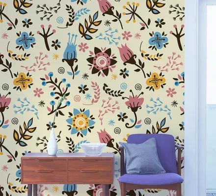 Арт. FLO-19 | Обои | Дублин