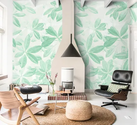 Арт. FLO-48 | Обои | Буйный рост