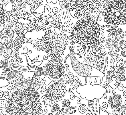 Арт. COLOUR-02 | Обои | Лисы в листьях