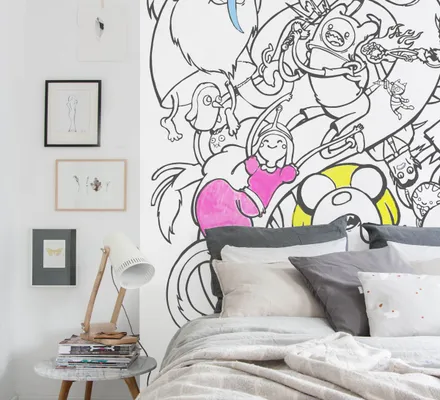 Арт. COLOUR-10 | Обои | Время приключений