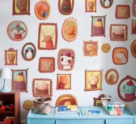 Арт. KIDS-29 | Обои | Дальние родственники