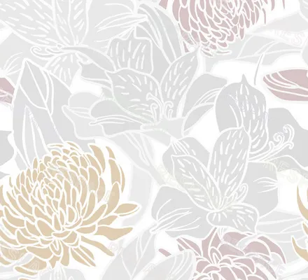 Арт. FLO-07-3 | Обои | Дети цветов