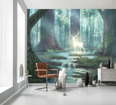 Арт. KIDS-51 | Обои | Лесной хранитель