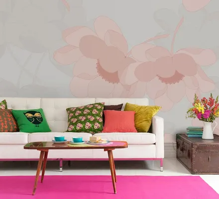 Арт. FLO-09-2 | Обои | Этюд (серые)