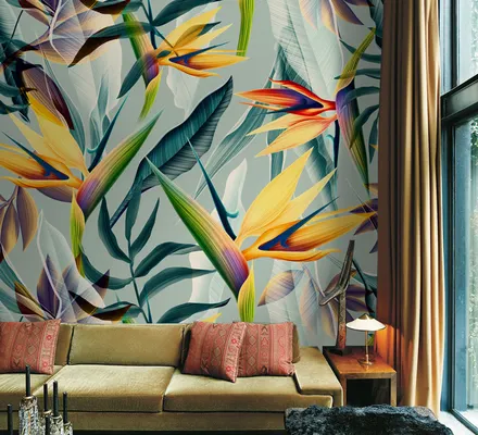 Арт. FLO-31 | Обои | Ботаника