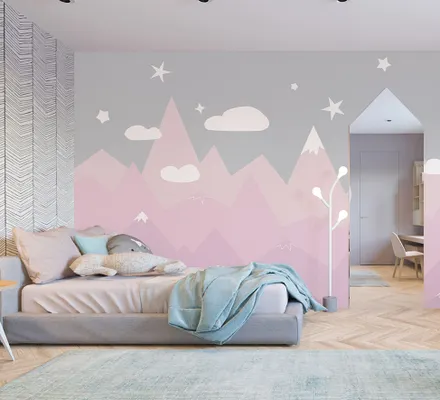 Арт. KIDS-32 | Обои | Горизонты мечтаний