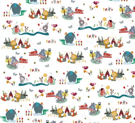 Арт. KIDS-36 | Обои | Чехарда