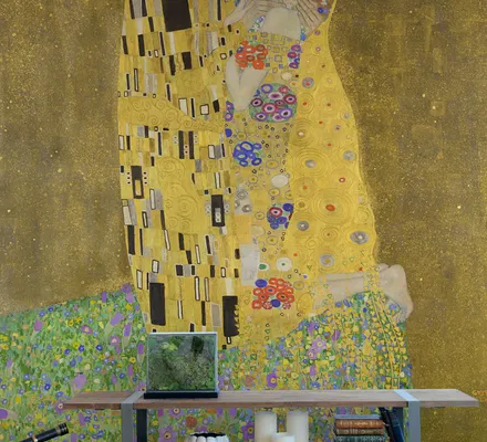 Арт. CLAS-37 | Обои | Поцелуй