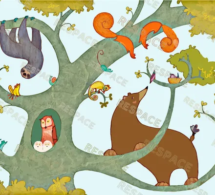 Арт. KIDS-23-1 | Обои | Большая медведица