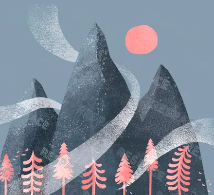 Арт. MNT-15 | Обои | Монблан