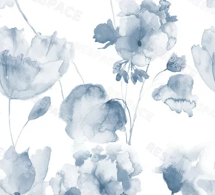 Арт. WAT-03 | Обои | Полевые цветы