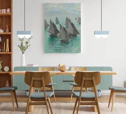 Арт. CAN-149 | Интерьерные картины | Спокойное море (Прямоугольник)