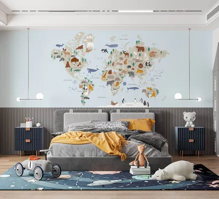 Арт. KIDS-75 | Обои | Зверополис