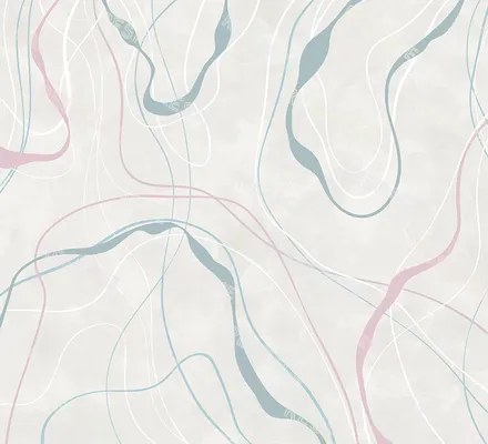 Арт. GEO-72 | Обои | Квантовые нити (Цветовая вариация №5)